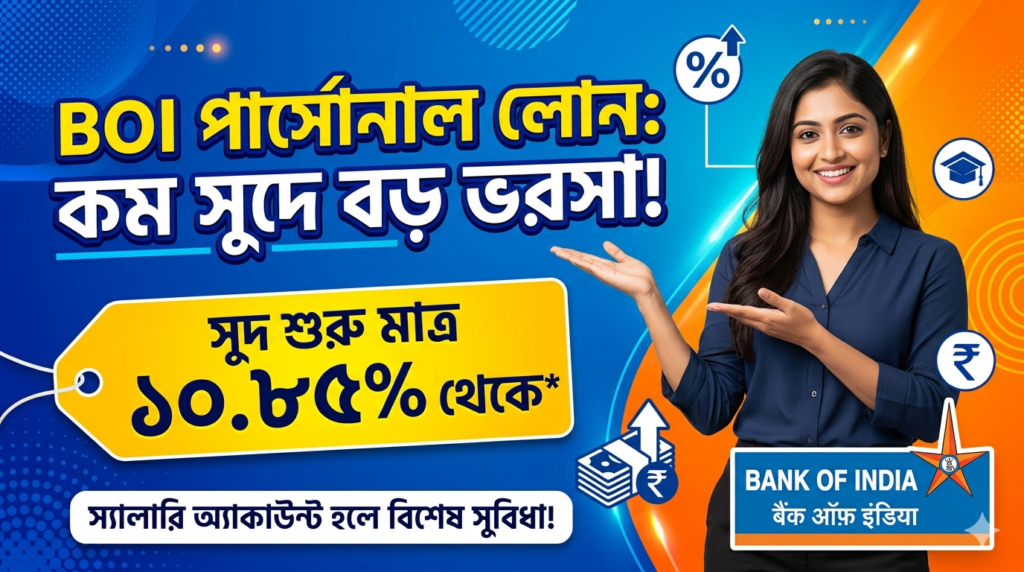ব্যাংক অফ ইন্ডিয়া পার্সোনাল লোন (Bank of India Personal Loan)