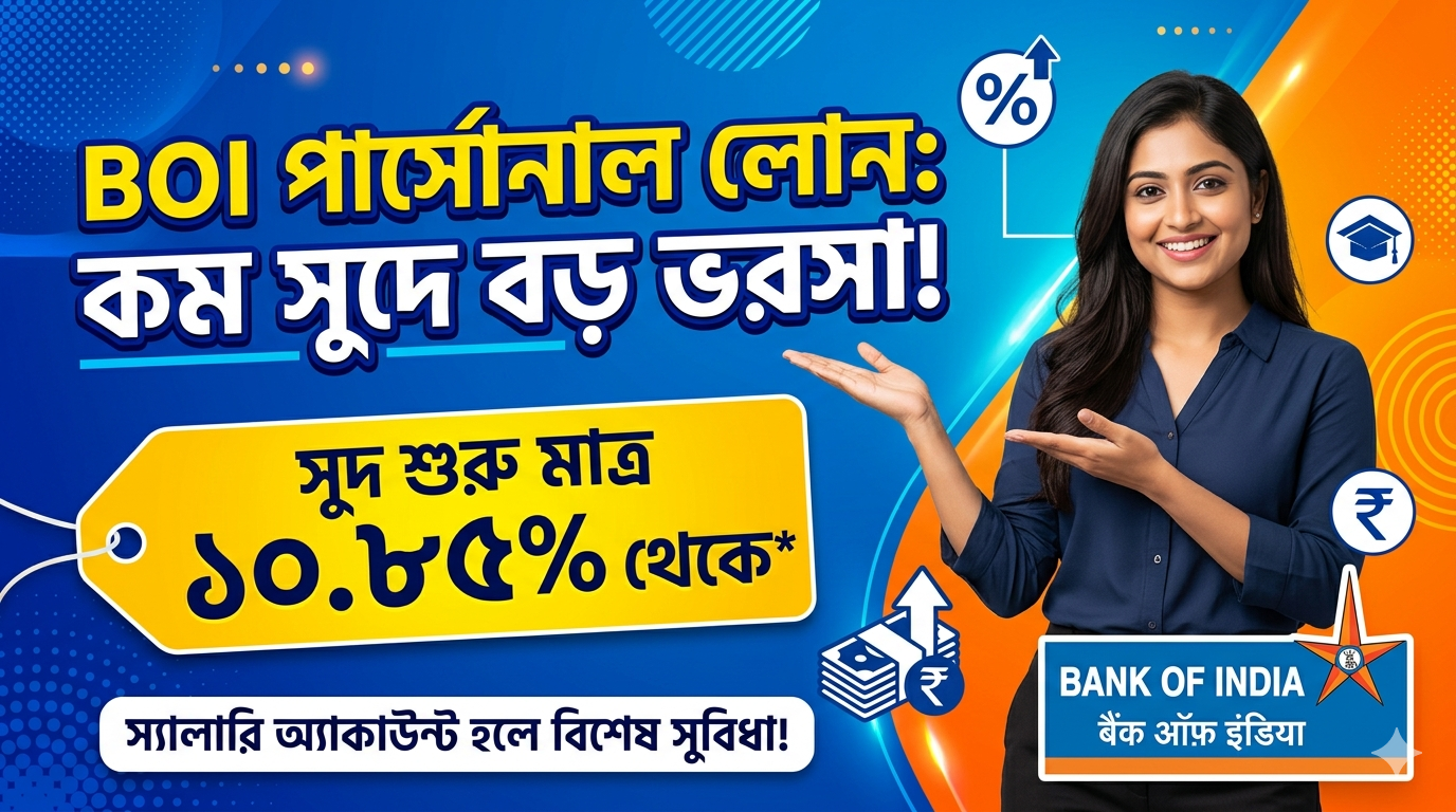 ব্যাংক অফ ইন্ডিয়া পার্সোনাল লোন (Bank of India Personal Loan)