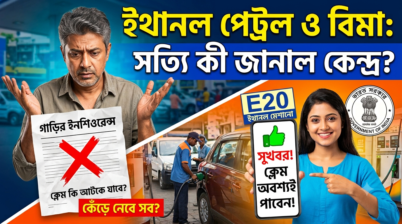 ইথানল মেশানো পেট্রল ব্যবহার করলে কি গাড়ির ইনশিওরেন্স ক্লেম আটকে যাবে
