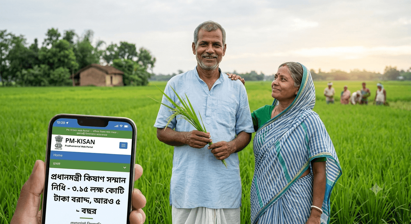 কৃষকদের জন্য মেগা উপহার! আরও ৫ বছর থাকছে PM-KISAN, মন্ত্রিসভায় ৩.১৫ লক্ষ কোটি টাকার বাজেট অনুমোদন pm-kishan-yojana-to-continue-till-2031